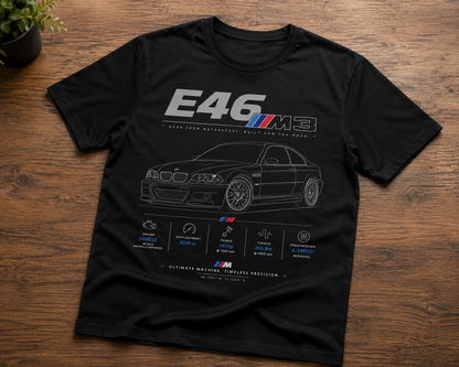 BMW E46 M3 Unisex Tshirt