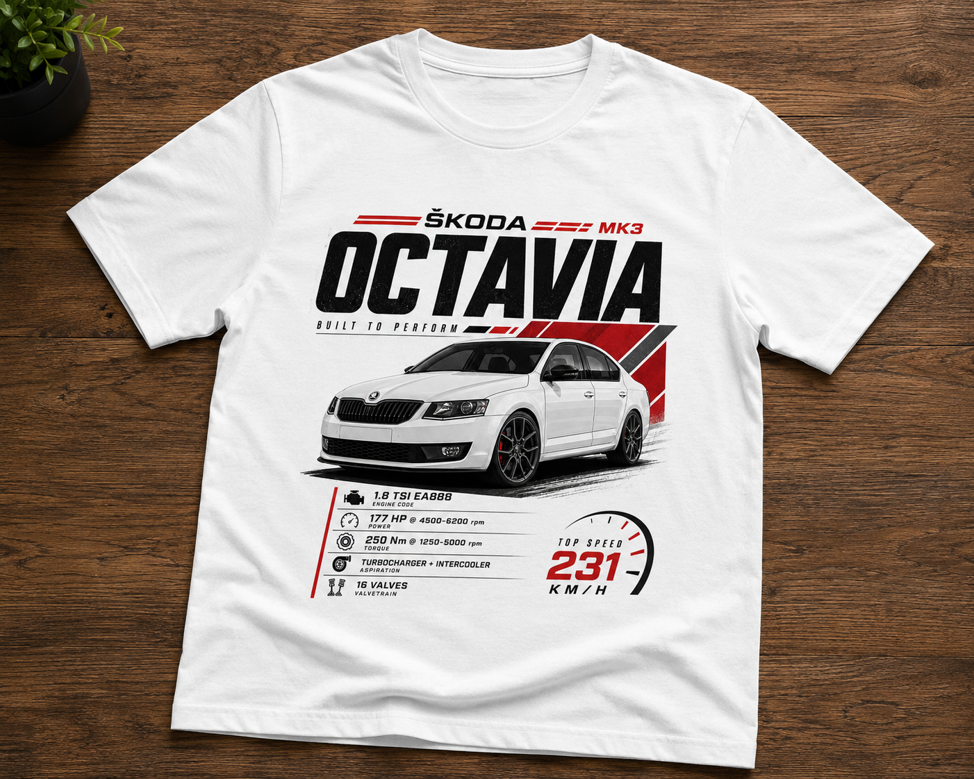 Skoda Mk3 Octavia Unisex Tshirt