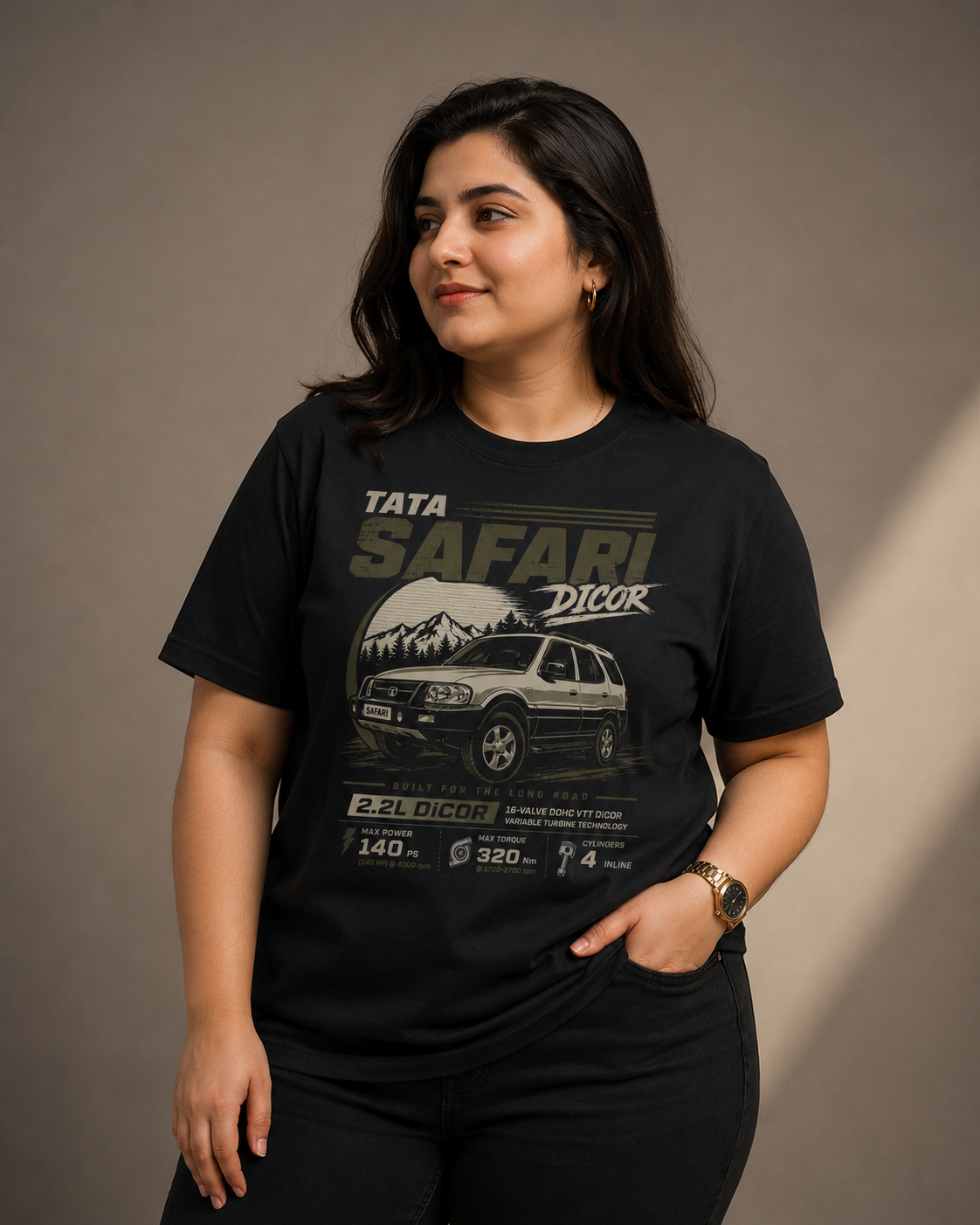 TATA Safari Dicor Unisex Tshirt