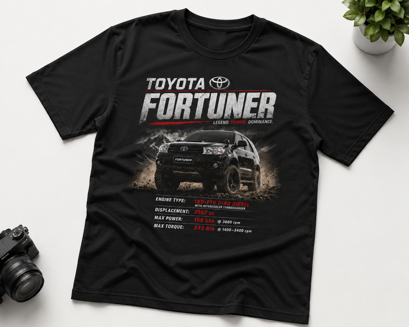 Toyota Fortuner Unisex Tshirt