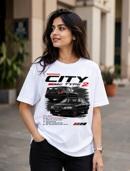 Honda City Type 2 Unisex Tshirt