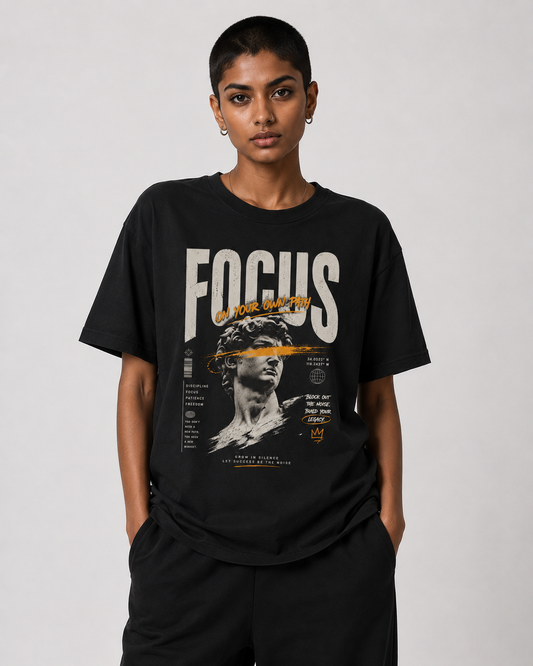 Focus On Your Own Path Unisex Tshirt