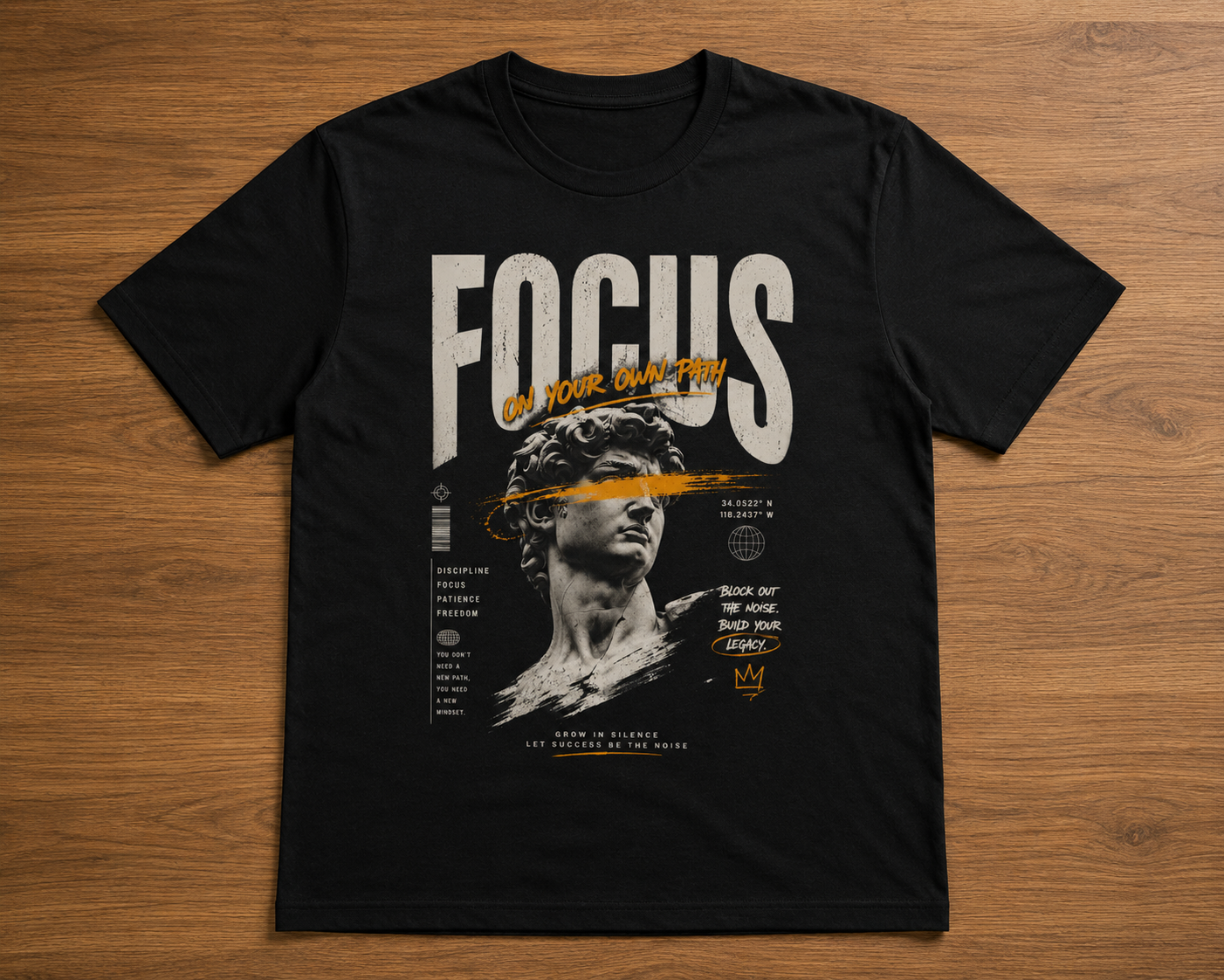 Focus On Your Own Path Unisex Tshirt
